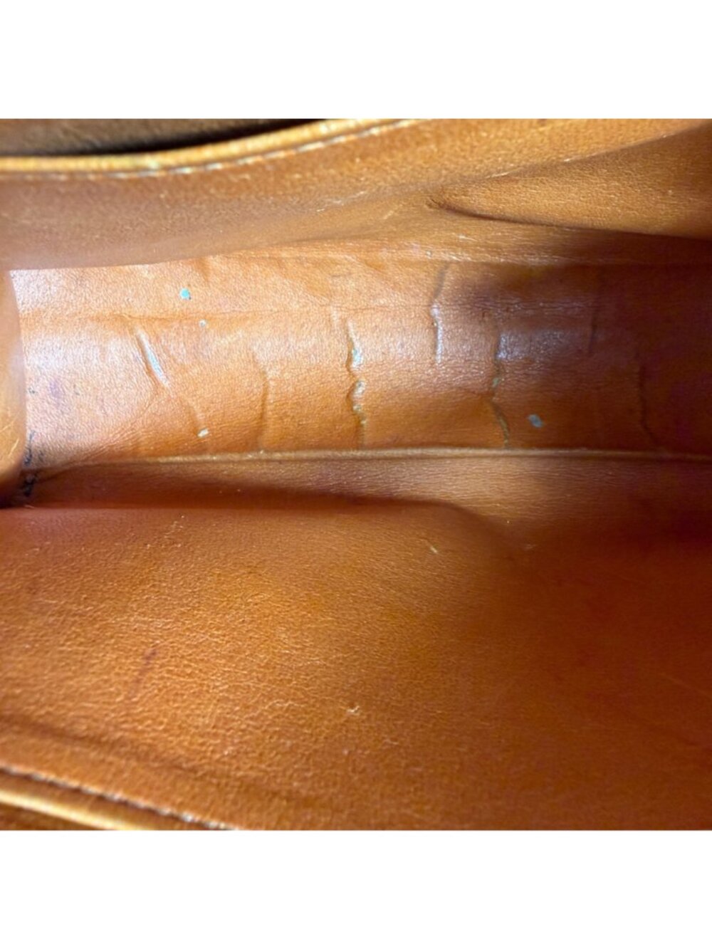 Vintage MCM Monogrammed Cognac Brown Coated Canvas Leather Trim Clutch Pouch - Picture 9 of 12